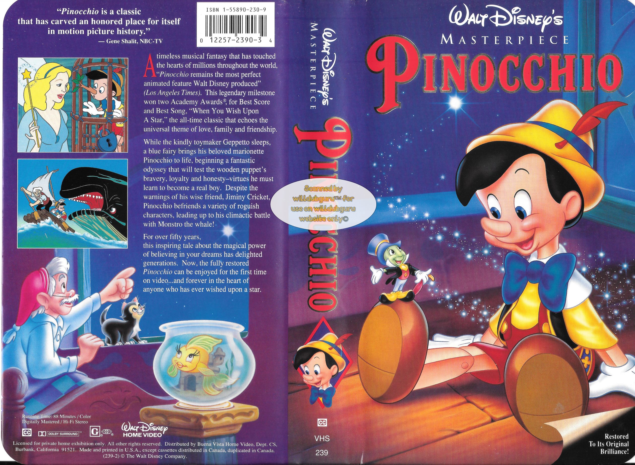 The Timeless Magic of “Pinocchio” on VHS